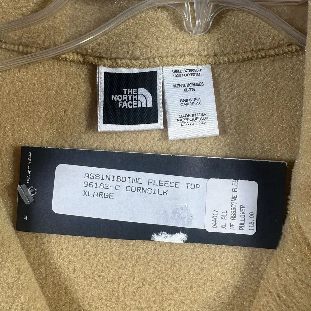 Vintage 90s North Face Fleece Pullover Sweater Size Xl Made in USA NWT